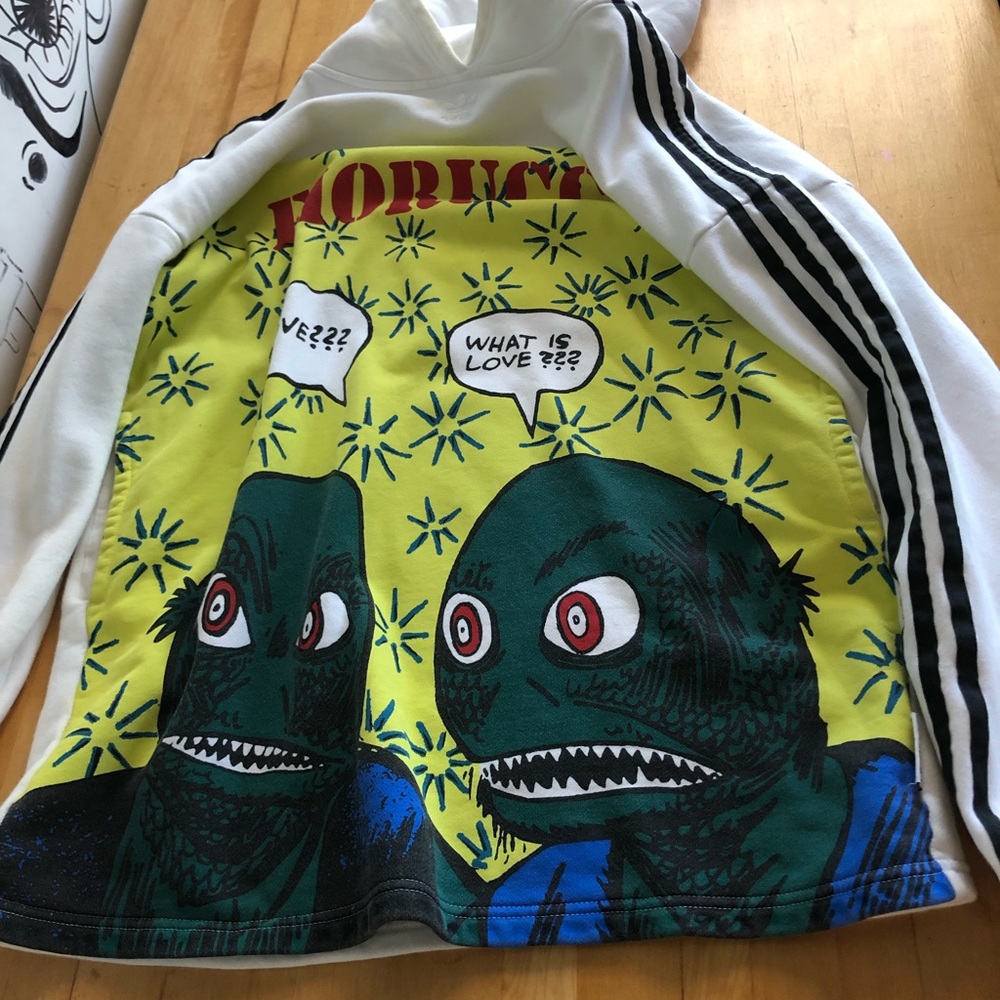 Fiorucci x Adidas hoodie